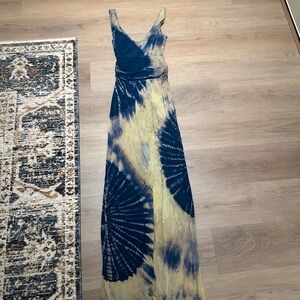 Vanessa Virginia Blue and Black Dress